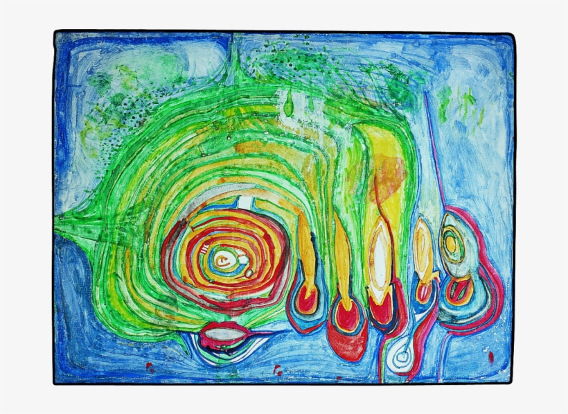 Watercolour On Paper, Primed With Chalk, Zinc White - Modern Art, transparent png #968981