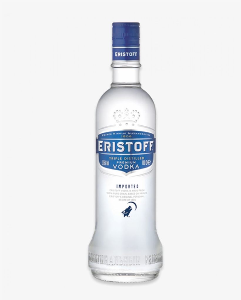 Eristoff Vodka 1 Litre - Eristoff Vodka, transparent png #969451