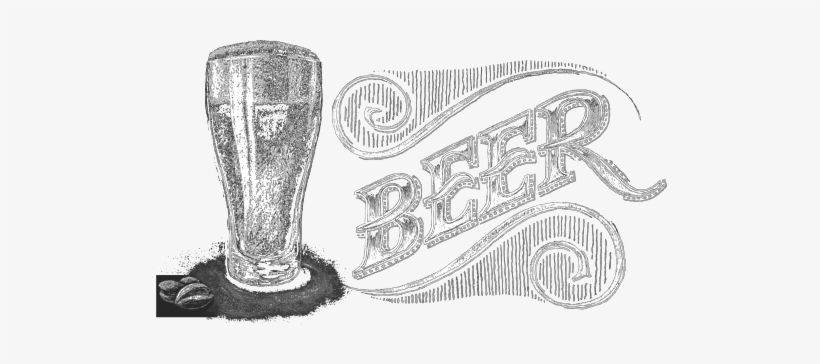 Drawn Beer Draught - Sketch, transparent png #969493