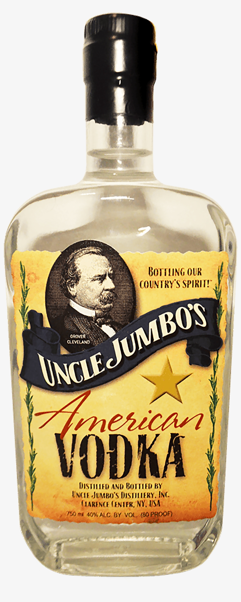Uncle Jumbo's American Vodka (lp0087) - Wine, transparent png #969514