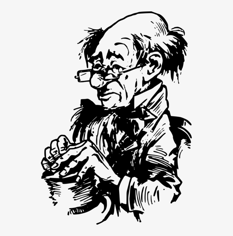 Clip Freeuse Stock Computer Public Domain Smiley Child - Two Old Men Clipart Black And White, transparent png #969543