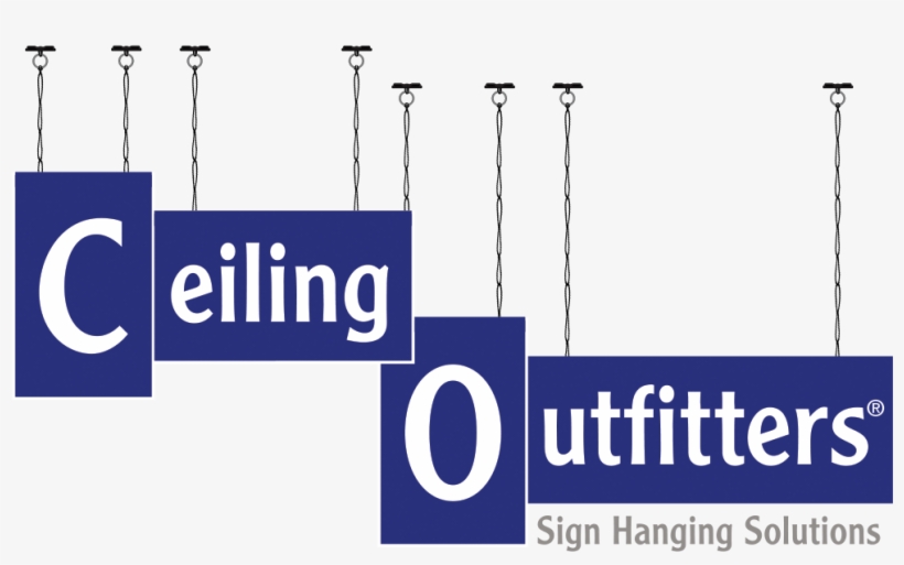 Ceiling Outfitters - Ceiling Hanging Sign Kits, transparent png #969758