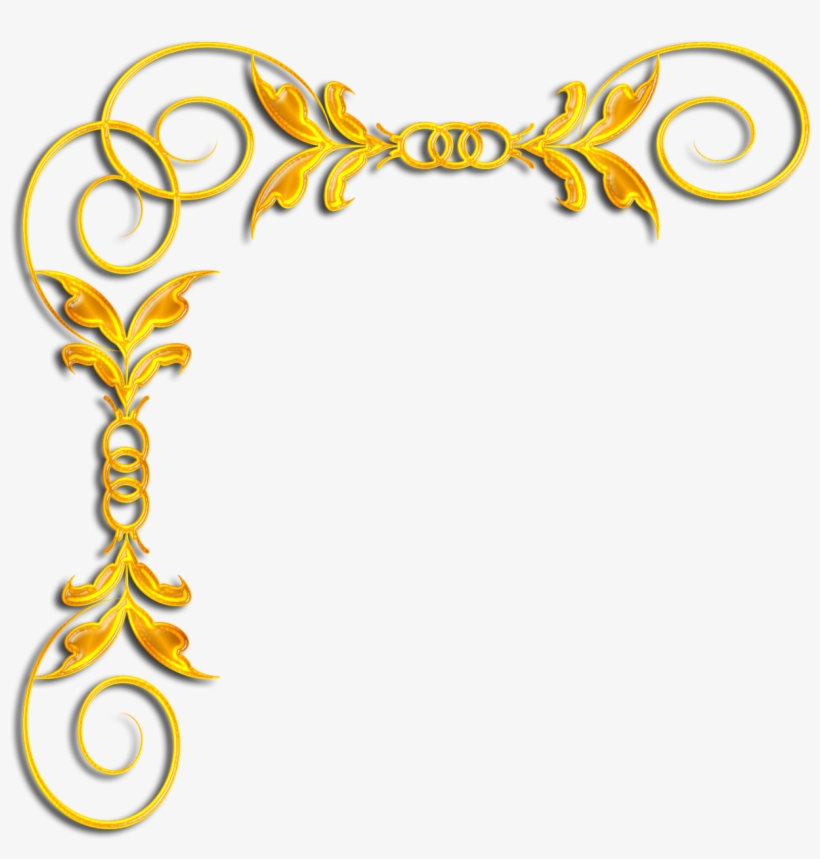 Royal Gold Border Pictures To Pin On Pinterest Pinsdaddy - Уголки Пнг, transparent png #969985