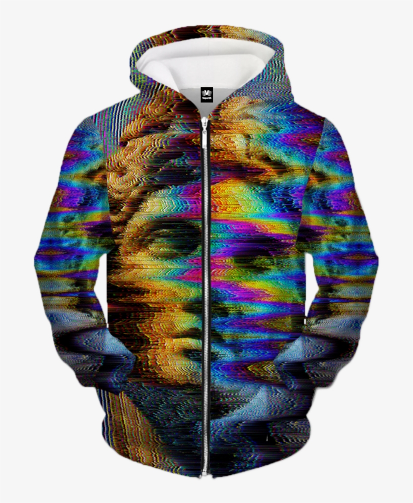 Mirage Zip Up Hoodie - Sweatshirt, transparent png #9600115