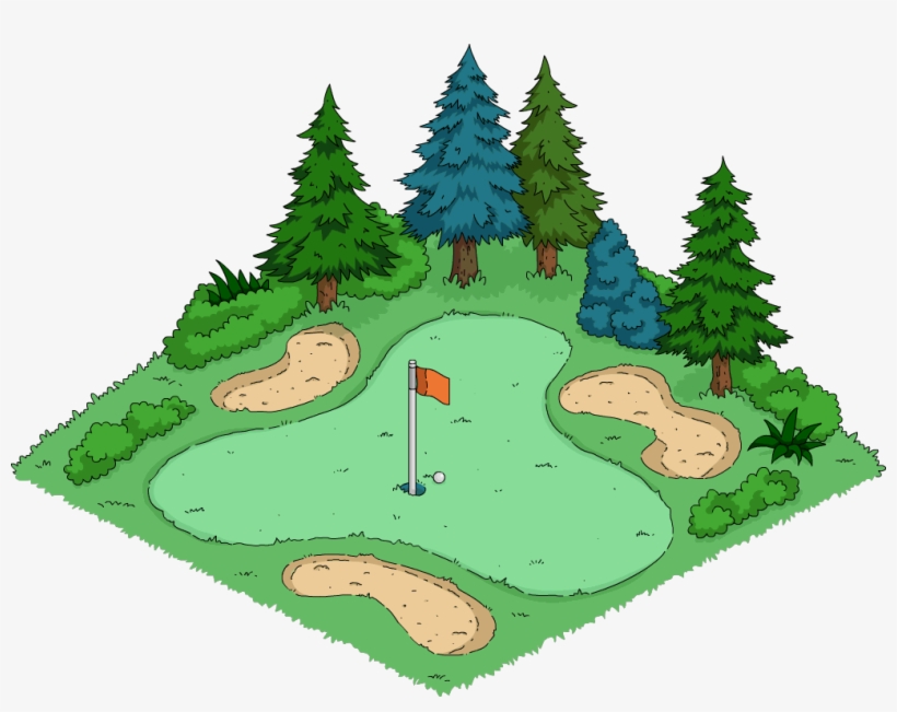 Golf Course - Portable Network Graphics, transparent png #9600156