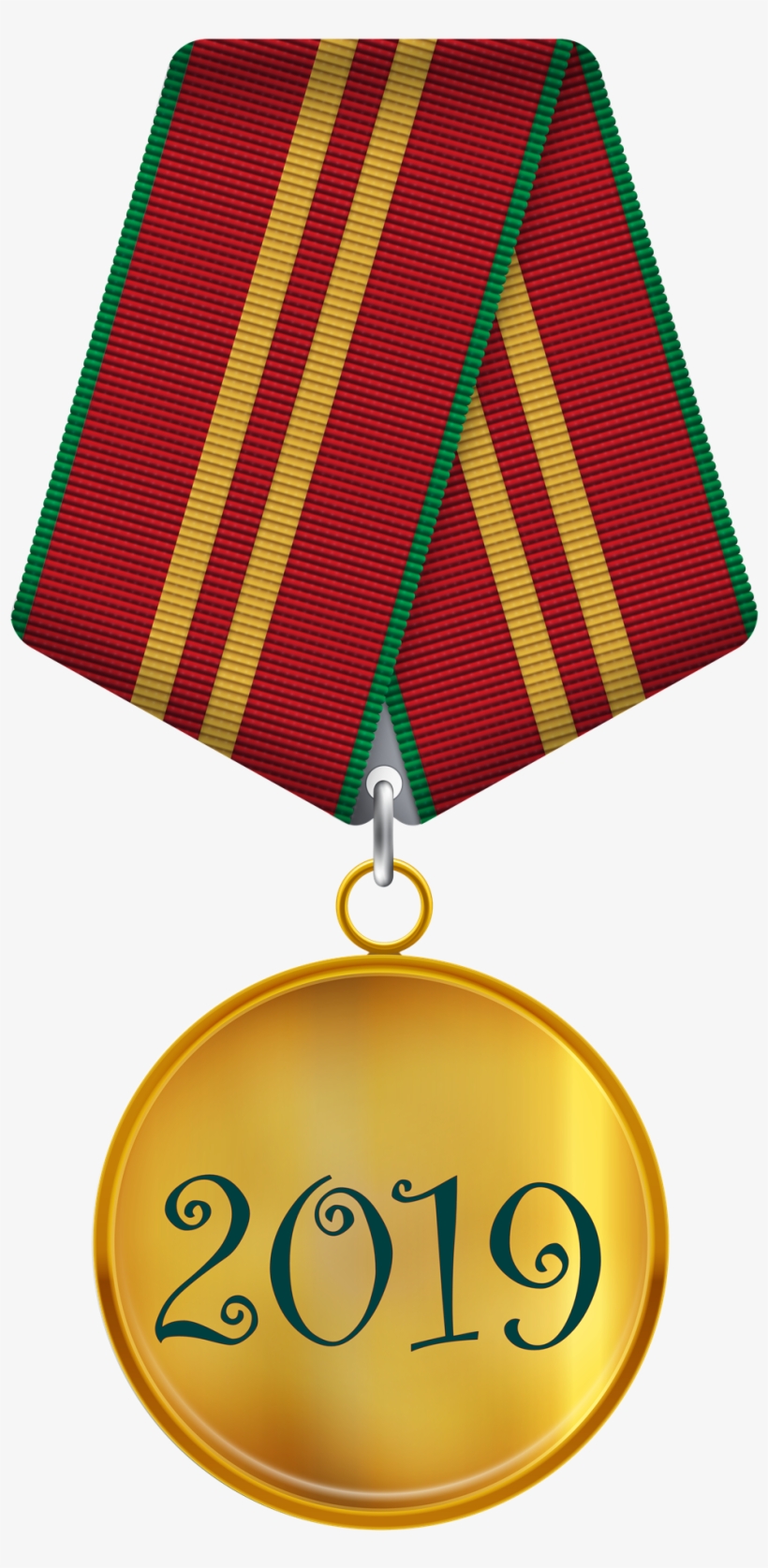 Gold Medal Png Clipart - Medal Png Clipart, transparent png #9600237