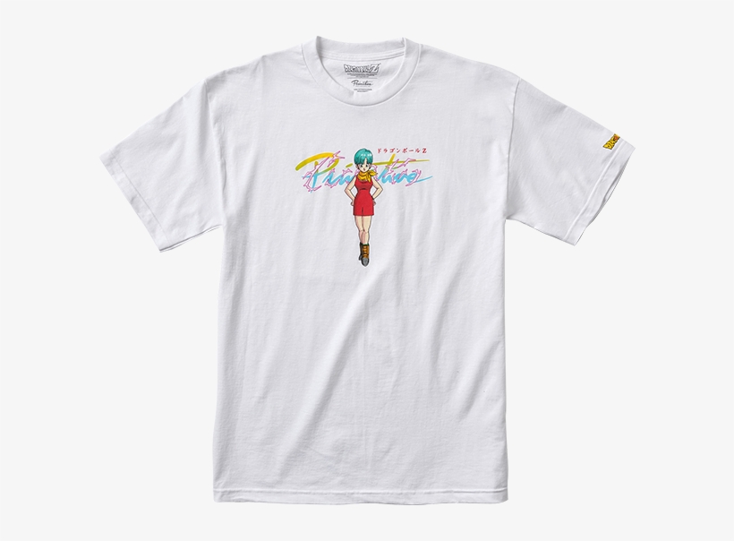 Primitive Dbz Nuevo Bulma Ss Tshirt S-white - Active Shirt, transparent png #9600999