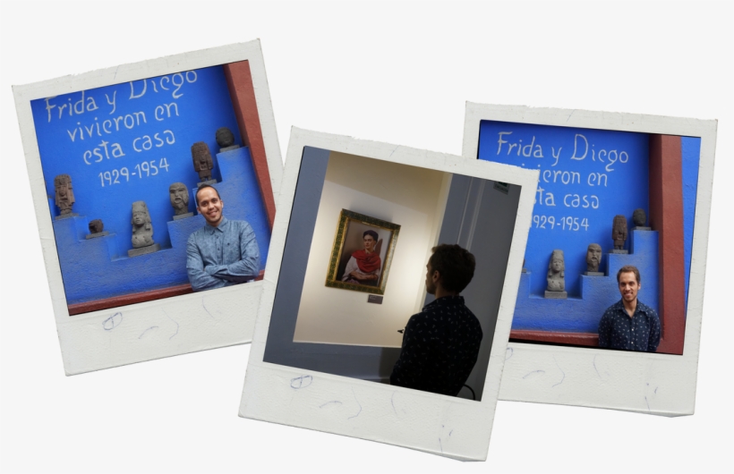 Frida Kahlo's Blue House - Picture Frame, transparent png #9601036