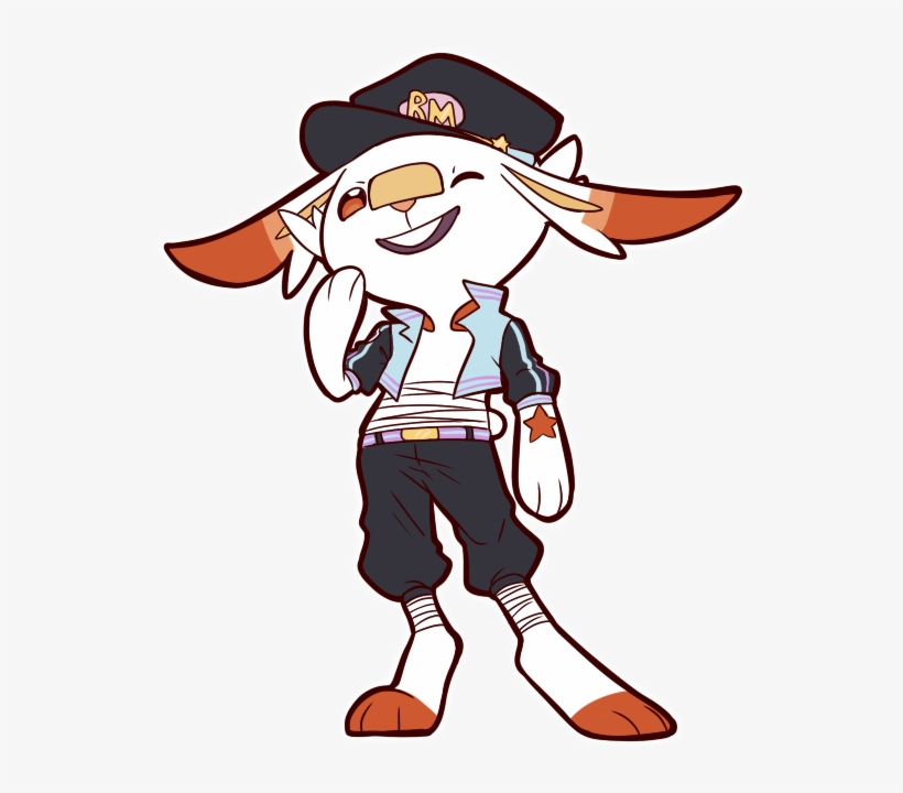 I Drew A Scorbunny In My Oc's Clothes So Like That's - Cartoon, transparent png #9601343