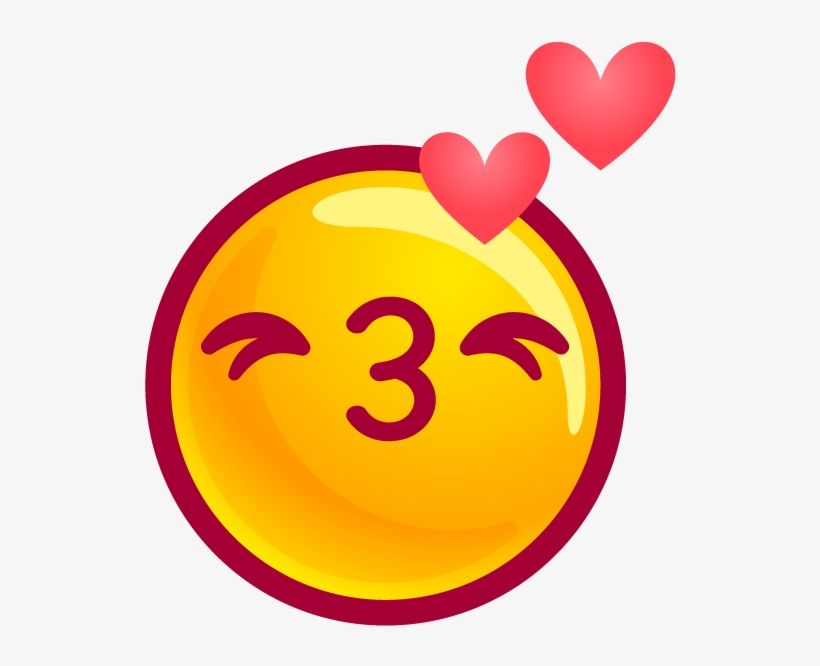 Kissing - Heart, transparent png #9601580