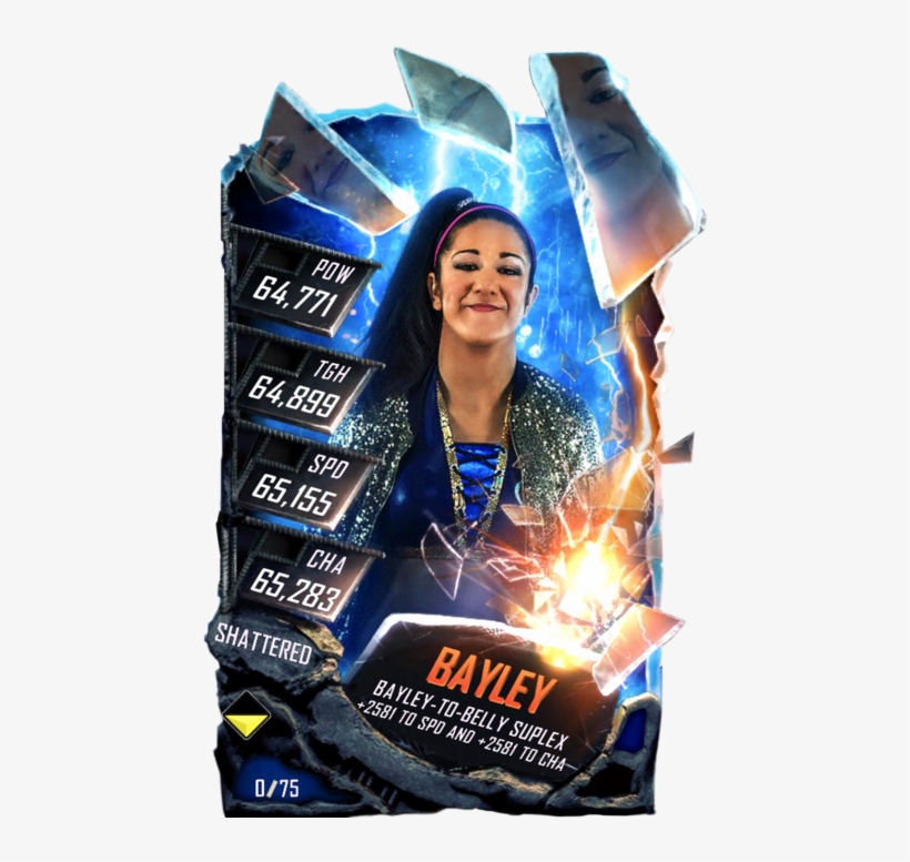 Bayley S5 24 Shattered - Wwe Supercard Shattered Alexa Bliss, transparent png #9602043