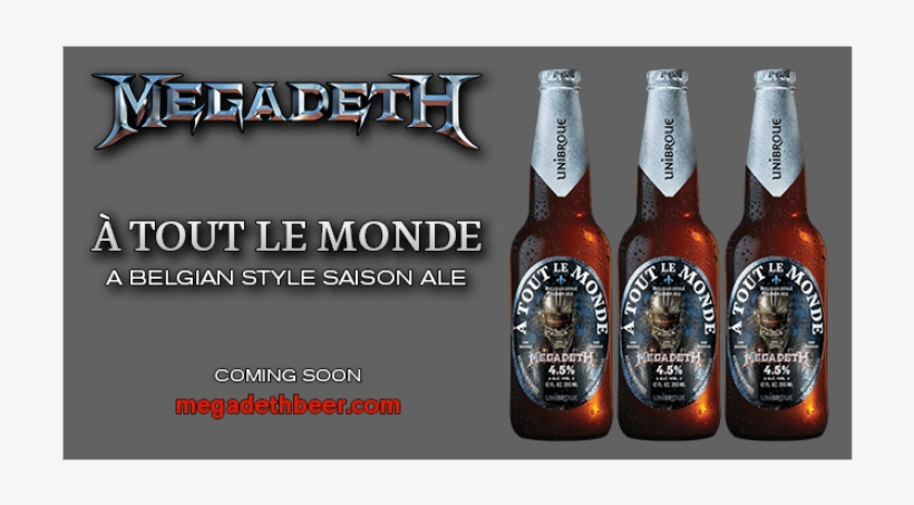 Megadeth A Tout Le Monde Beer - À Tout Le Monde Beer, transparent png #9602081