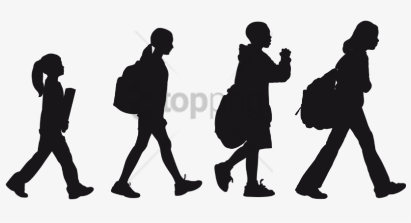 Free Png Children Playing Silhouette Png Png Image - Silhouette, transparent png #9602228