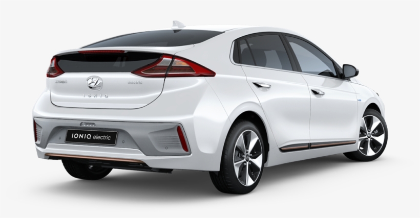 Ioniq Electric Car Rear - Hyundai Ioniq, transparent png #9602549