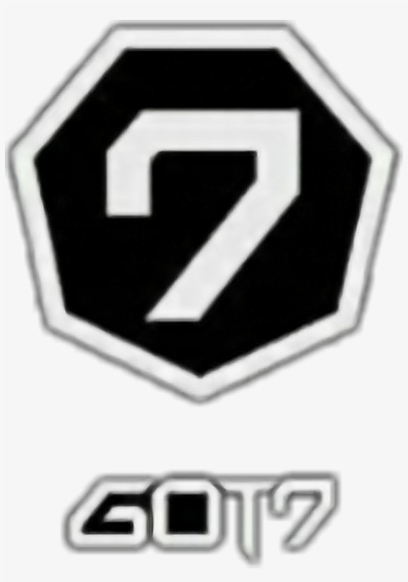 Got7 Sticker - Got7 Logo Png Black, transparent png #9603277