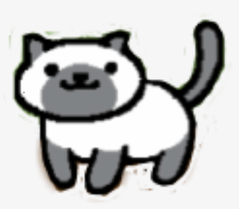 Neko Atsume Marshmallow Cat Kitty Game Freetoedit - Cartoon, transparent png #9603426