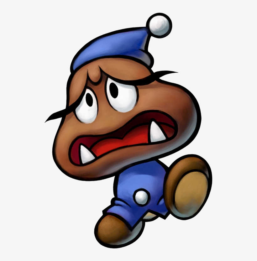 Super Mario Wiki Β - Mario And Luigi Bowser's Inside Story Goomba, transparent png #9603920