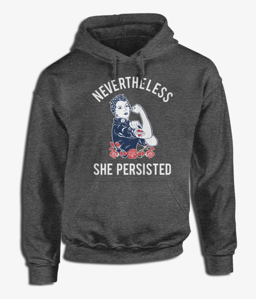 Nevertheless, She Persisted Rosie The Riveter T-shirt - Wright State University Clothing, transparent png #9604463