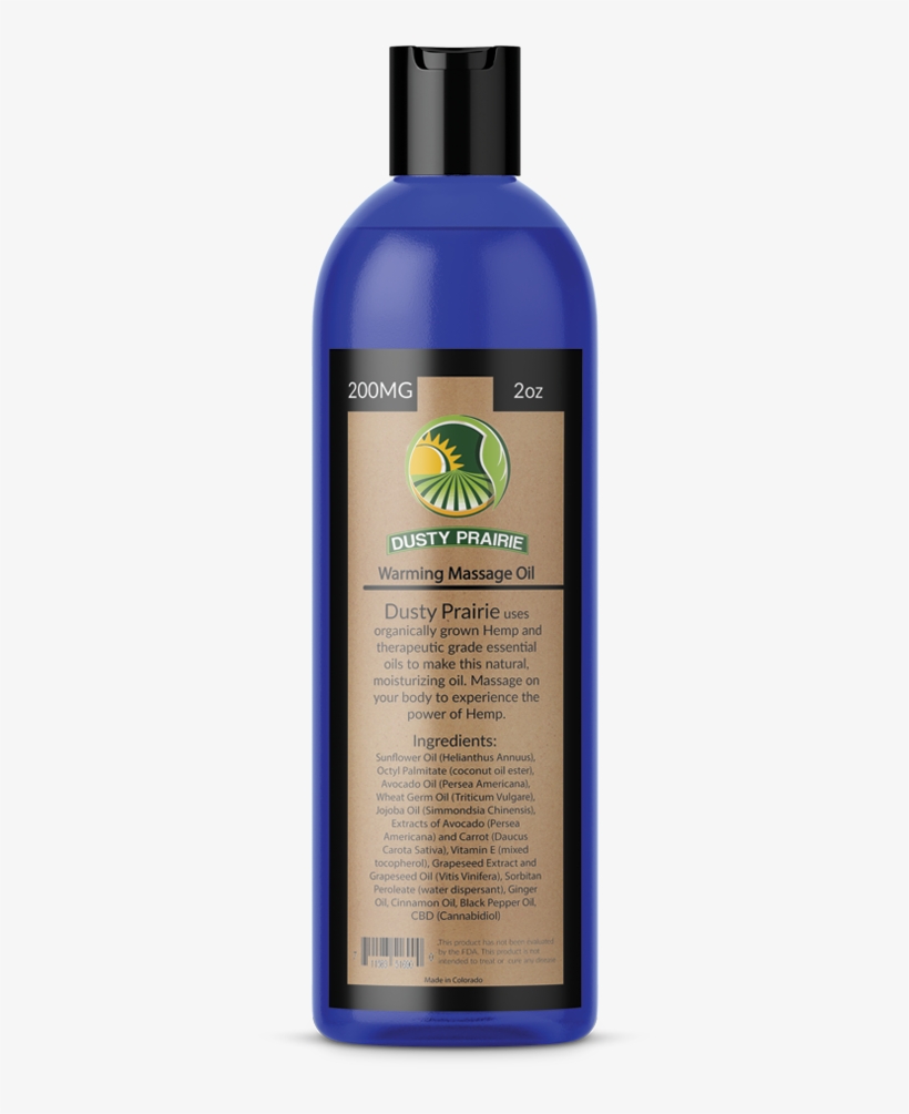 Warming Hemp Massage Oil For Sore Muscles And Aches - Body Wash, transparent png #9604749