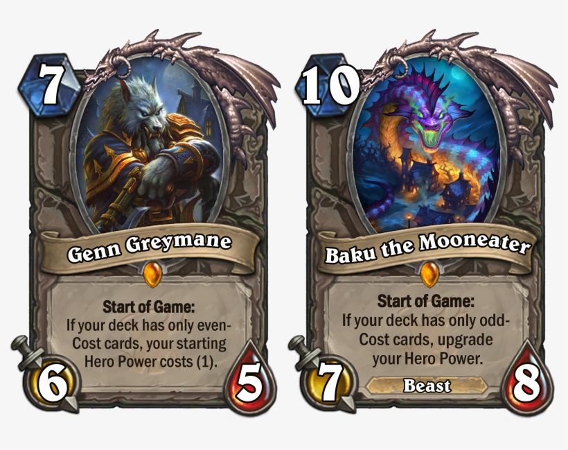 Fanmade Contenteasy Fix To Genn Baku Issue - Hall Of Fame Hearthstone 2019, transparent png #9604753