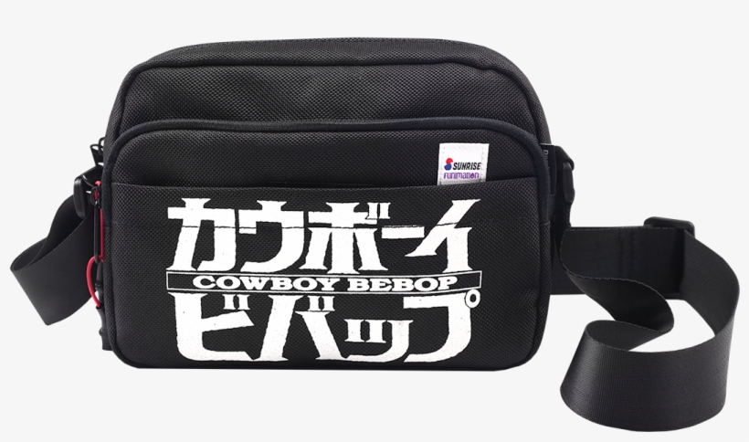 Cowboy Bebop Black And White Crossbody Bag - Messenger Bag, transparent png #9605357