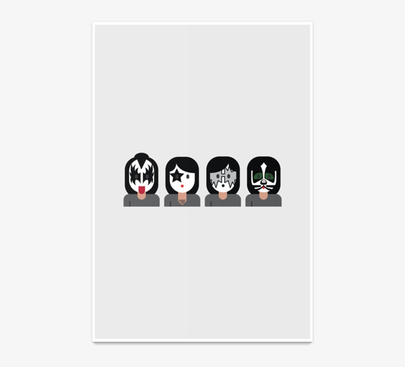 Poster Kiss Emojis De Bruno Leo Rocha Ribeirona - Graphic Design, transparent png #9605767
