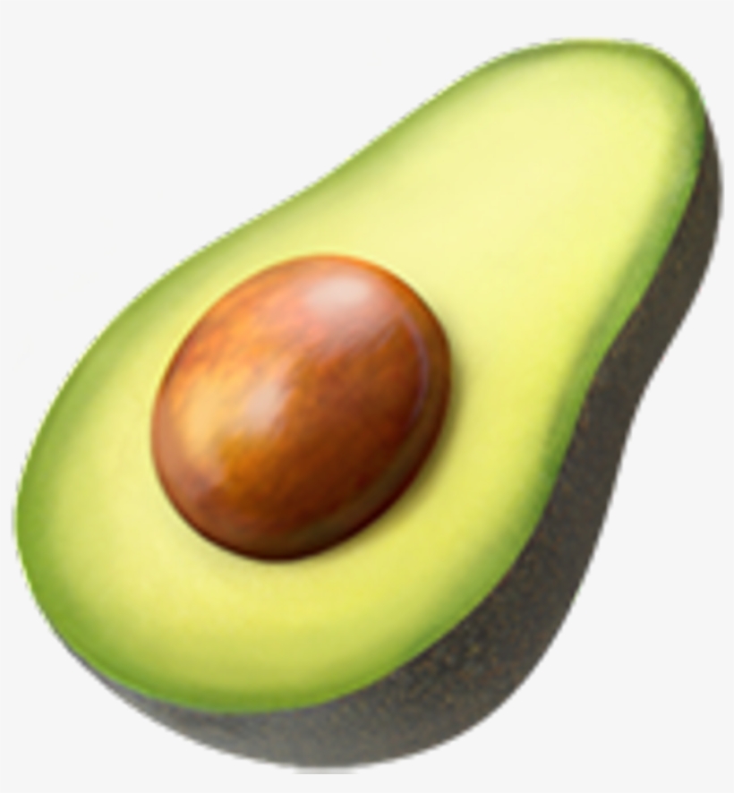 #stuff #food #avocado #avocadoemoji #emoji #iphoneemoji - Avocado Emoji Png, transparent png #9605995