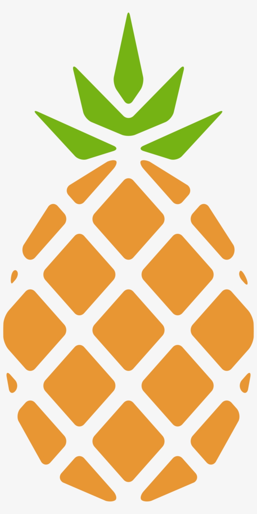 Big Image - Silhouette Pineapple Clipart Png, transparent png #9605996
