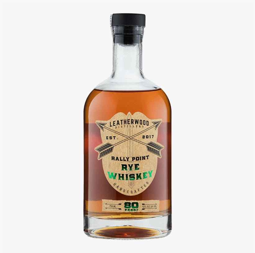 Leatherwood Distillery Rally Point Rye Whiskey 750ml - Vsop 50ml, transparent png #9606113