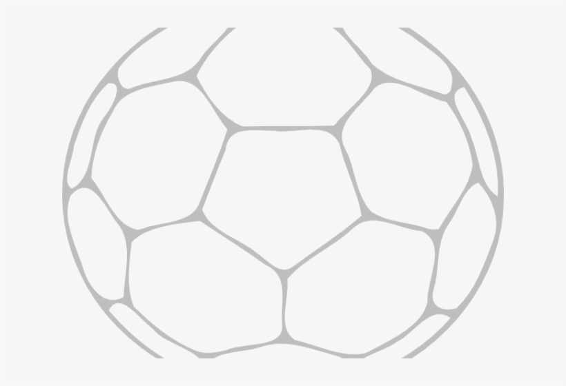 Soccer Ball Outline - Soccer Ball Png White, transparent png #9606910