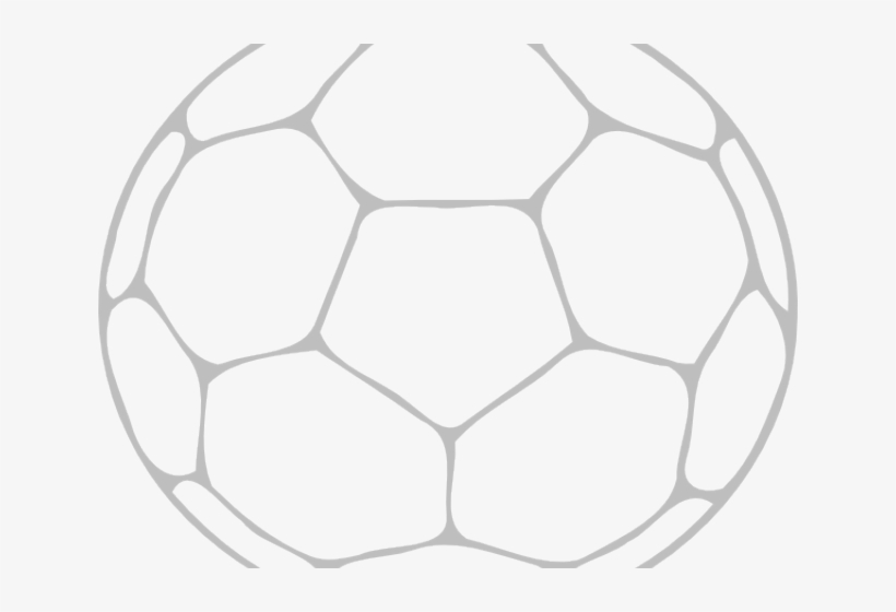 Soccer Ball Outline - Soccer Ball Png White, transparent png #9606910