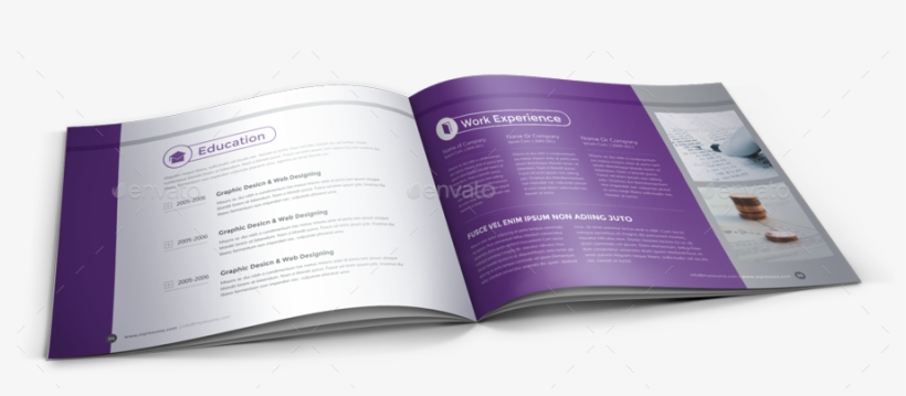 Resume Booklet Design, transparent png #9607093