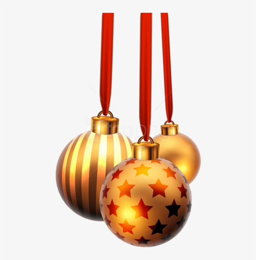 Christmas Balls Png - Balls Christmas Png, transparent png #9607370