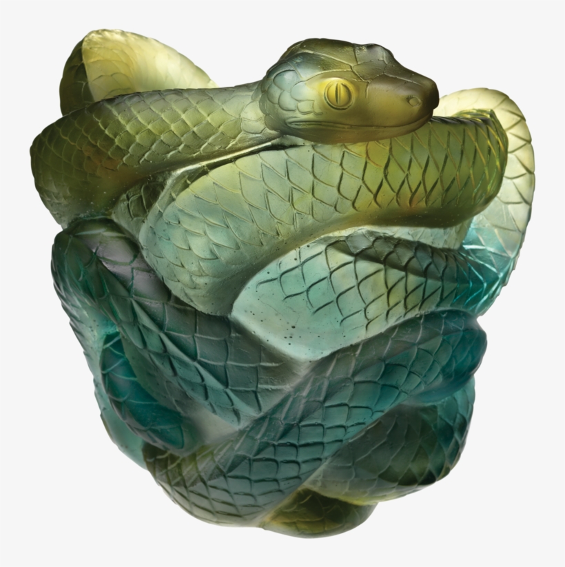 Vase Serpent Daum, transparent png #9607778