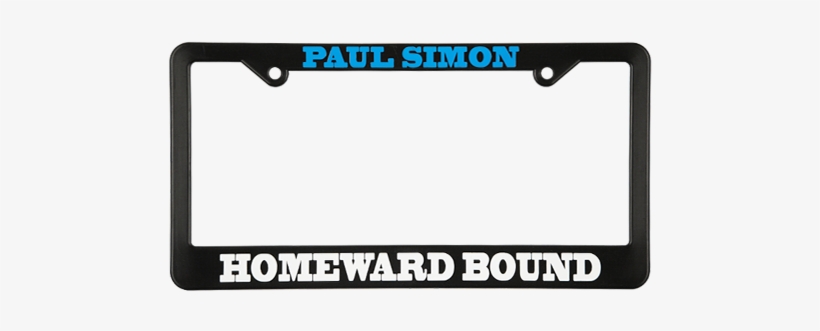 Black Homeward Bound License Plate Frame - Detroit License Plate Holder, transparent png #9607856