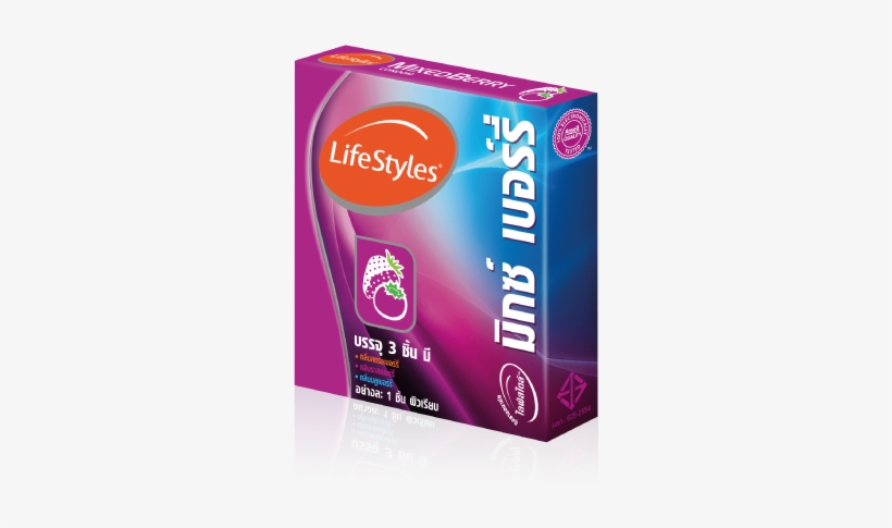Lifestyles Mixed Berry Condom - Lifestyles Condoms, transparent png #9608073