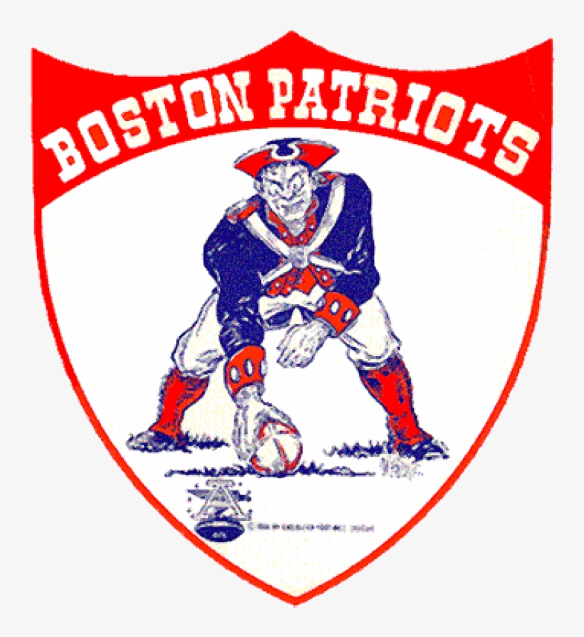 New England Patriots Iron On Stickers And Peel-off - Boston Patriots Old Logo, transparent png #9609138