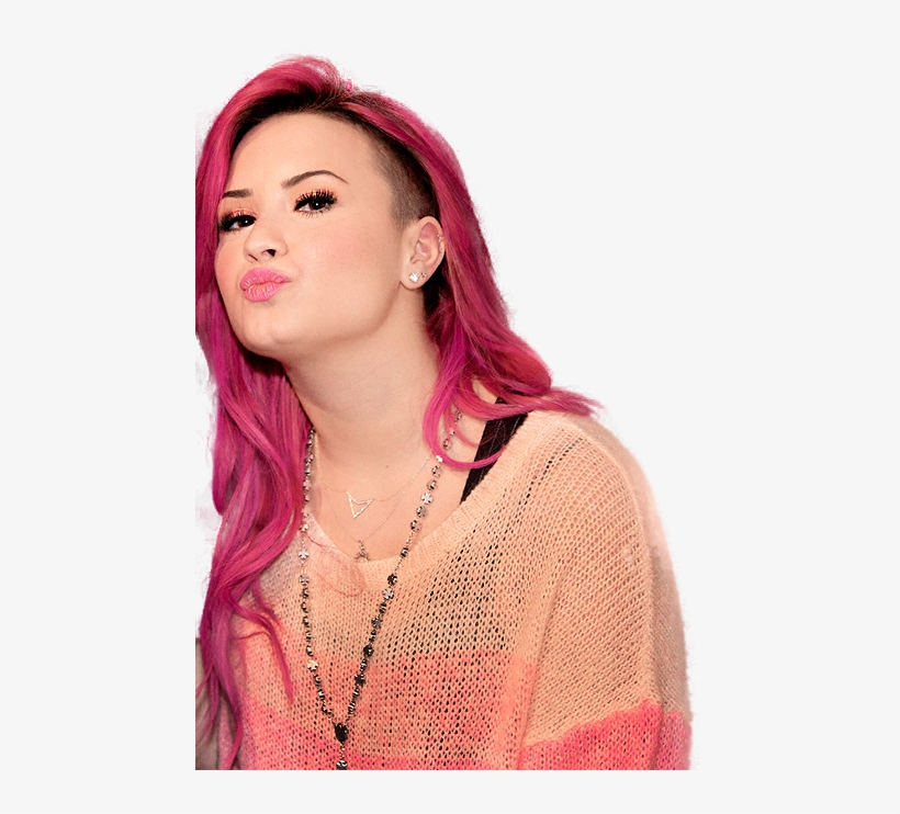 Human Hair Extensions Demi Lovato, Selena Gomez, Idol, - Girl, transparent png #9609311