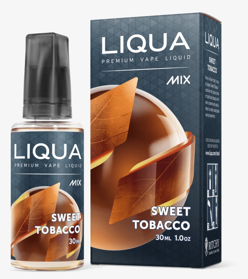 Liqua Ejuice Sweet Tobacco - Liqua Sweet Tobacco 30ml, transparent png #9609990
