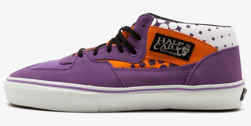 Vans Supreme Halfcab Skate Shoes - Vans Half Cab Purple Suede, transparent png #9610044