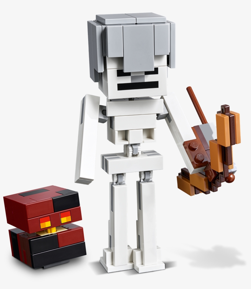 Lego Minecraft Minecraft™ Skeleton Bigfig With Magma - Lego 21150, transparent png #9610315