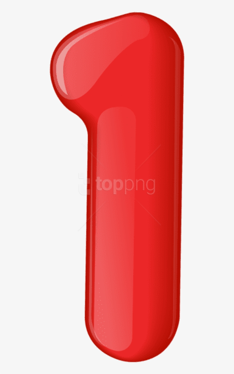 Free Png Red Number One Png Images Transparent - Thermometer, transparent png #9610395