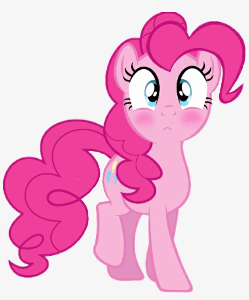 #pinkiepie #mlp #blushing, transparent png #9610599