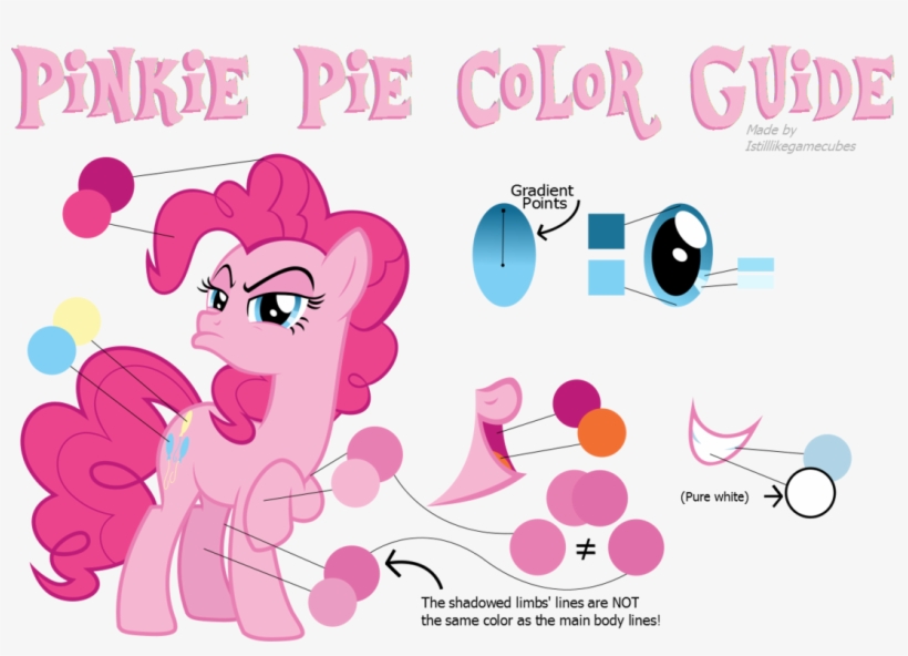 Pinkie Pie Color Guide With Pinkie Pie Color Guide - Mlp Pinkie Pie Color, transparent png #9610668
