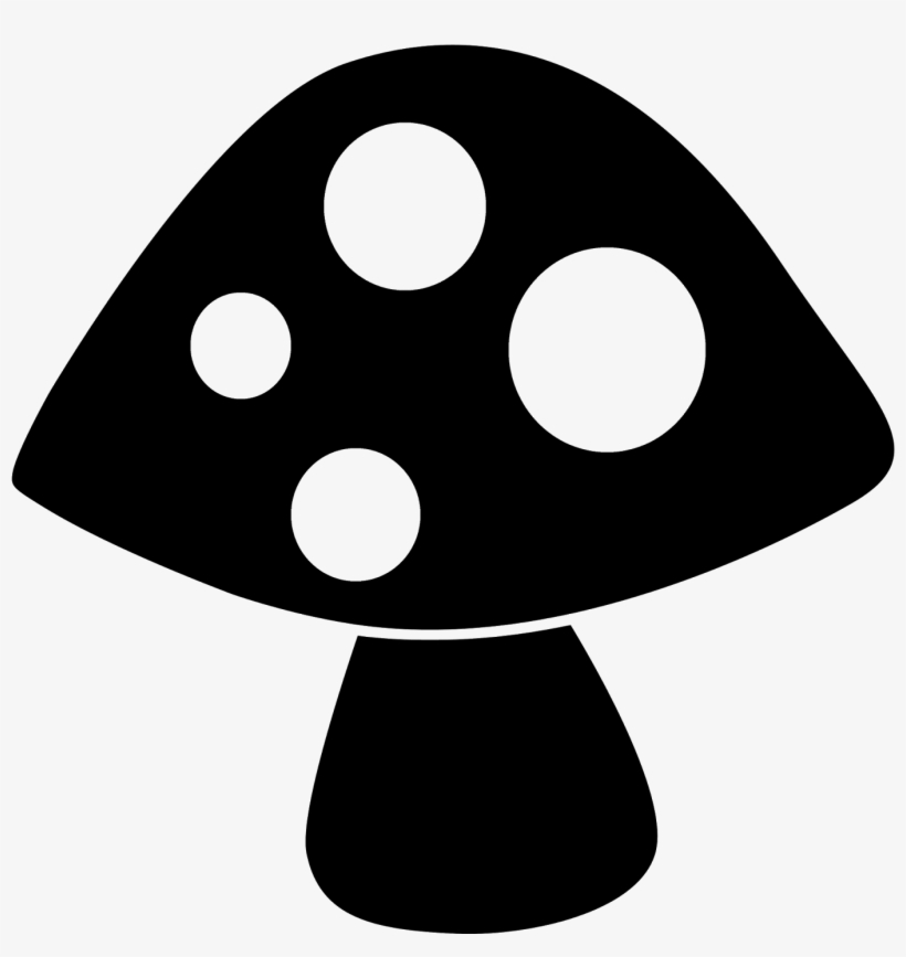 Icono Hongo - Hongo Silueta, transparent png #9610703