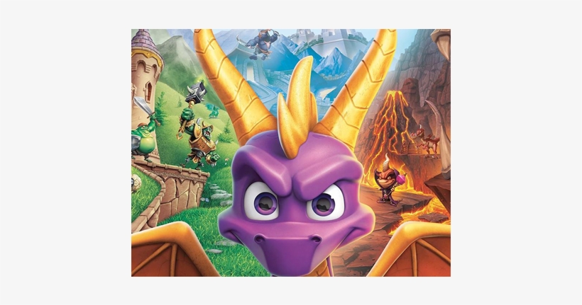 Post Navigation - Spyro Reignited Trilogy, transparent png #9611229