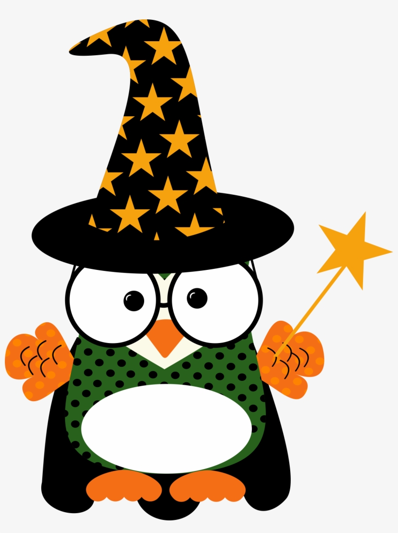 Happy Halloween Clipart Scary - Owl Happy Halloween Clip Art, transparent png #9611667