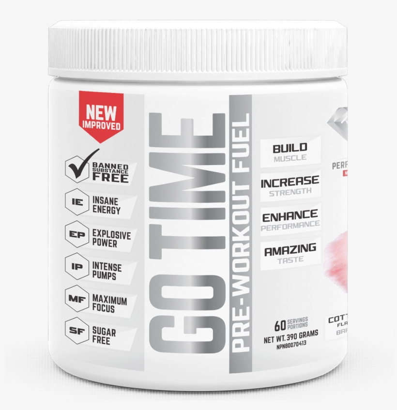 Go Time Pre-workout Fuel - Plastic, transparent png #9611764