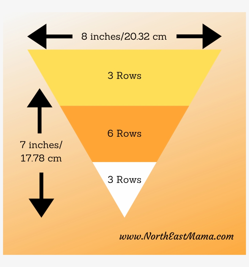 This Candy Corn Crochet Bunting Works Up Pretty Quick - Other Words For Wine, transparent png #9611821