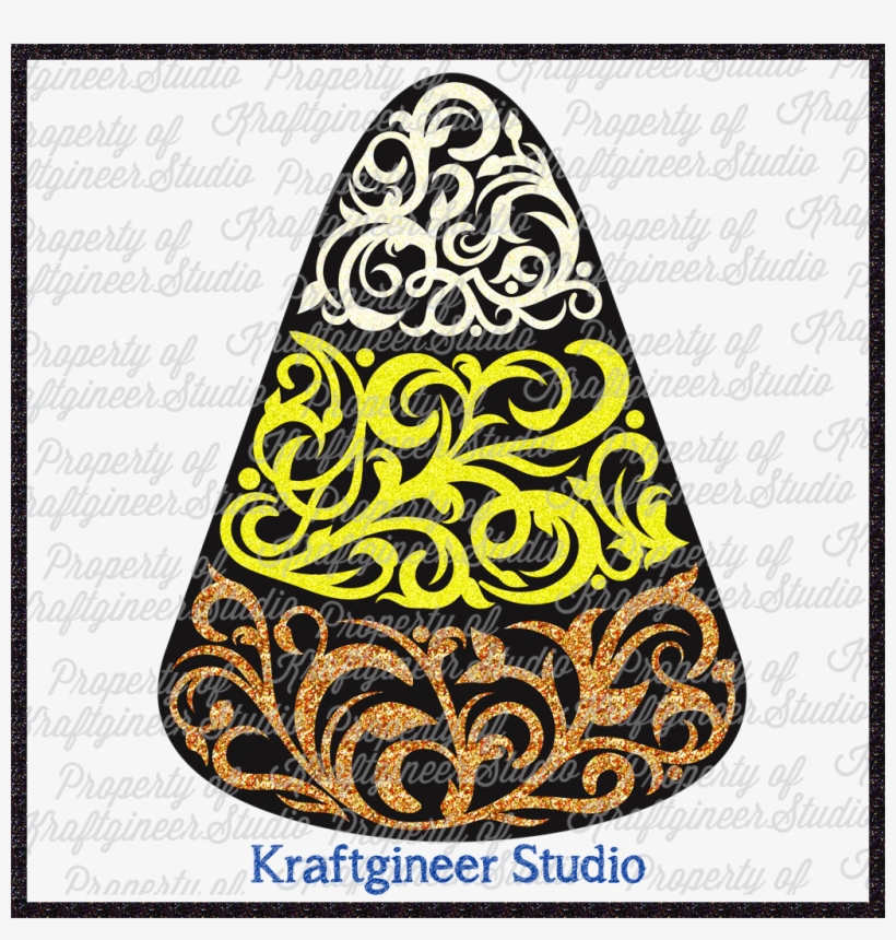 Candy Corn Swirl - Motif, transparent png #9611890